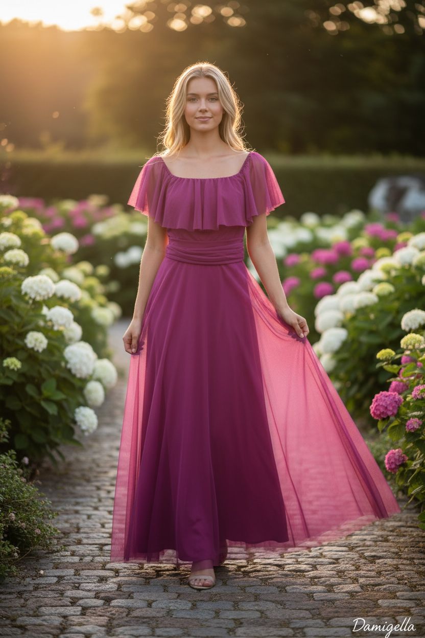 Collezione unica abito Mina magenta
