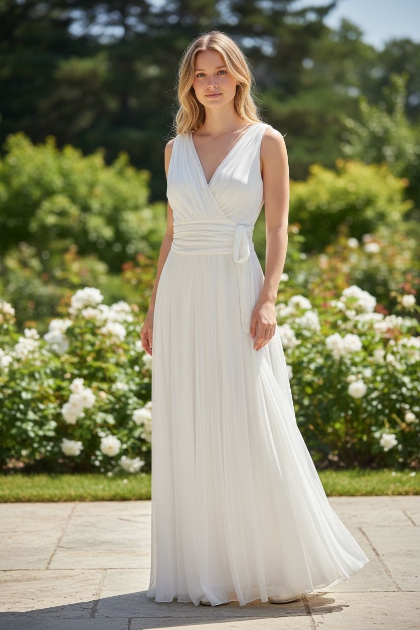 Collezione unica abito Flora bianco