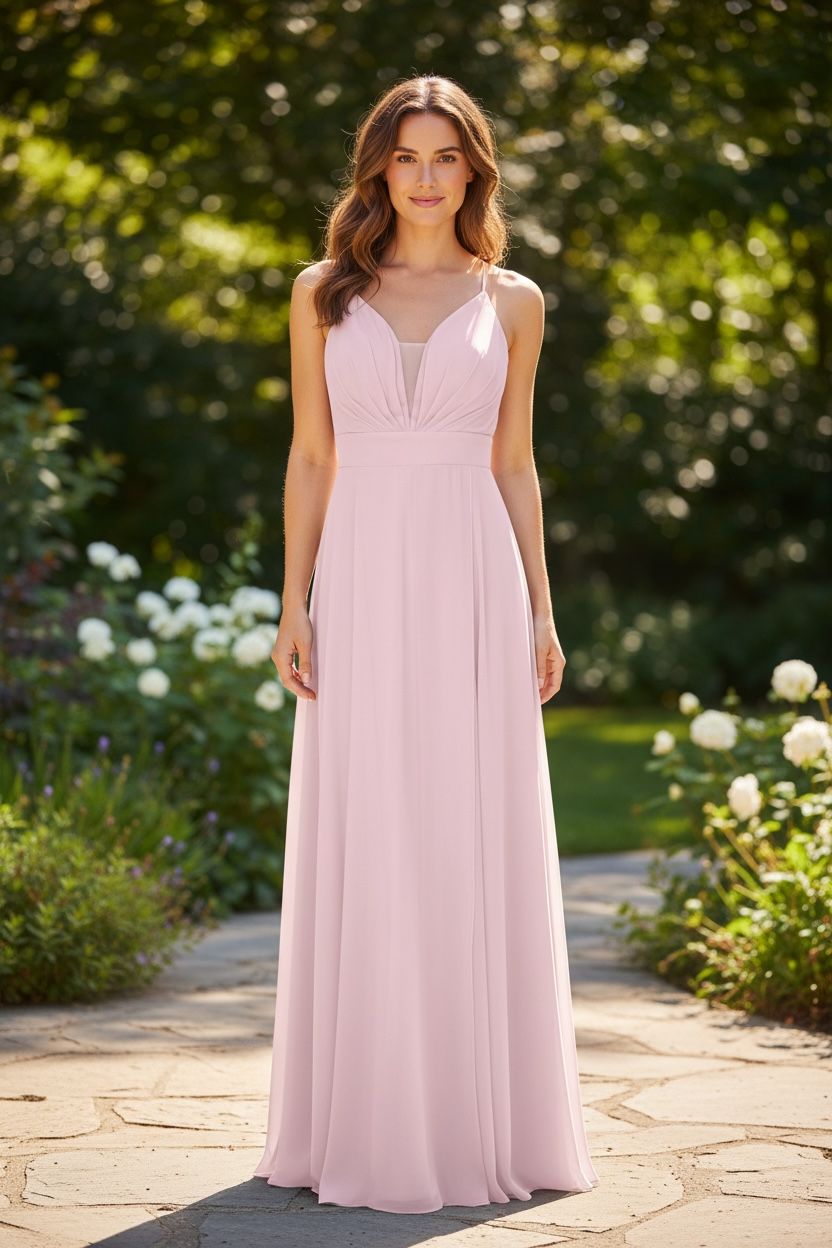 Collezione cerimonia abito rosa