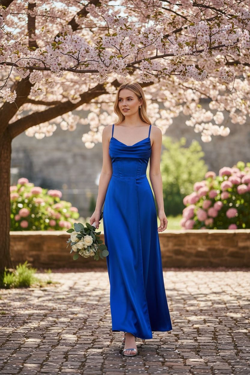 Collezione unica abito Nina bluette