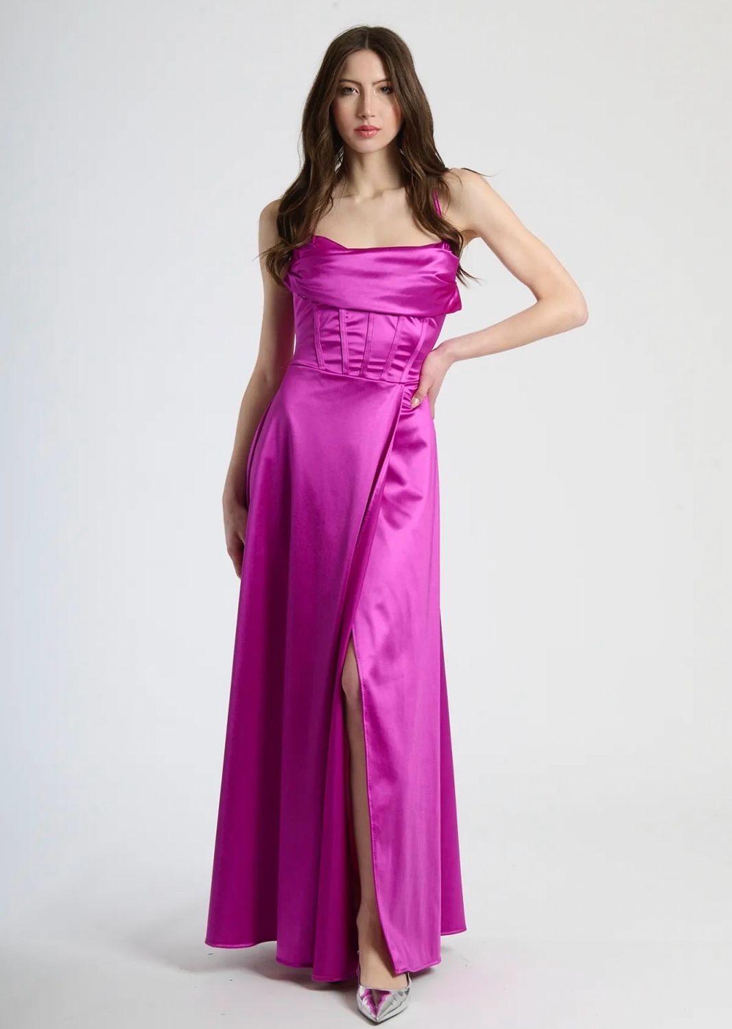 Collezione unica abito Nina magenta