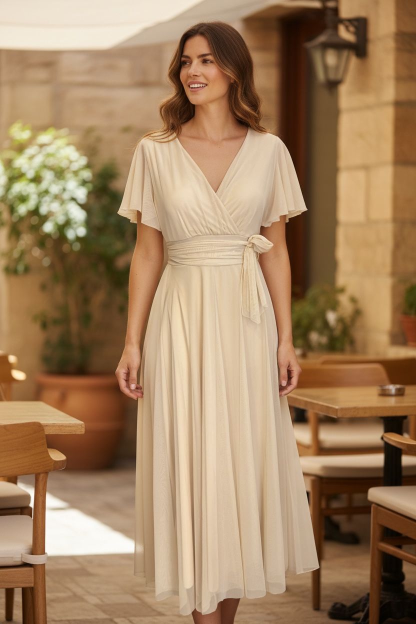 Collezione unica abito Lucia beige