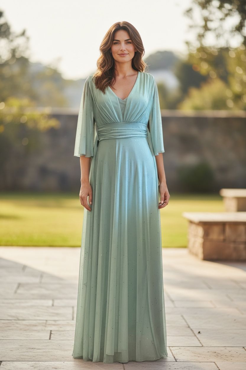 Collezione unica abito Trilly verde salvia