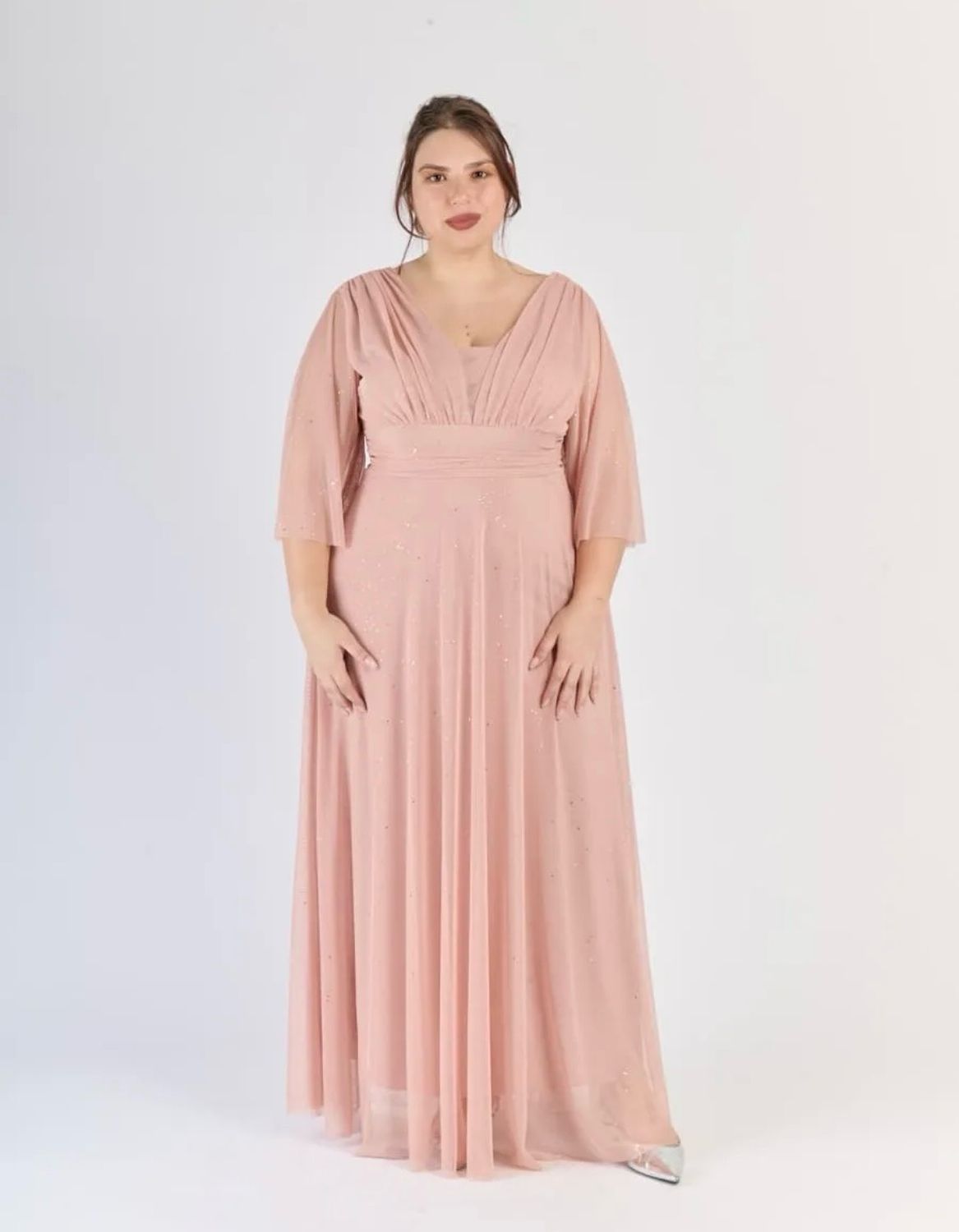 Collezione Cerimonia Curvy abito Trilly rosa