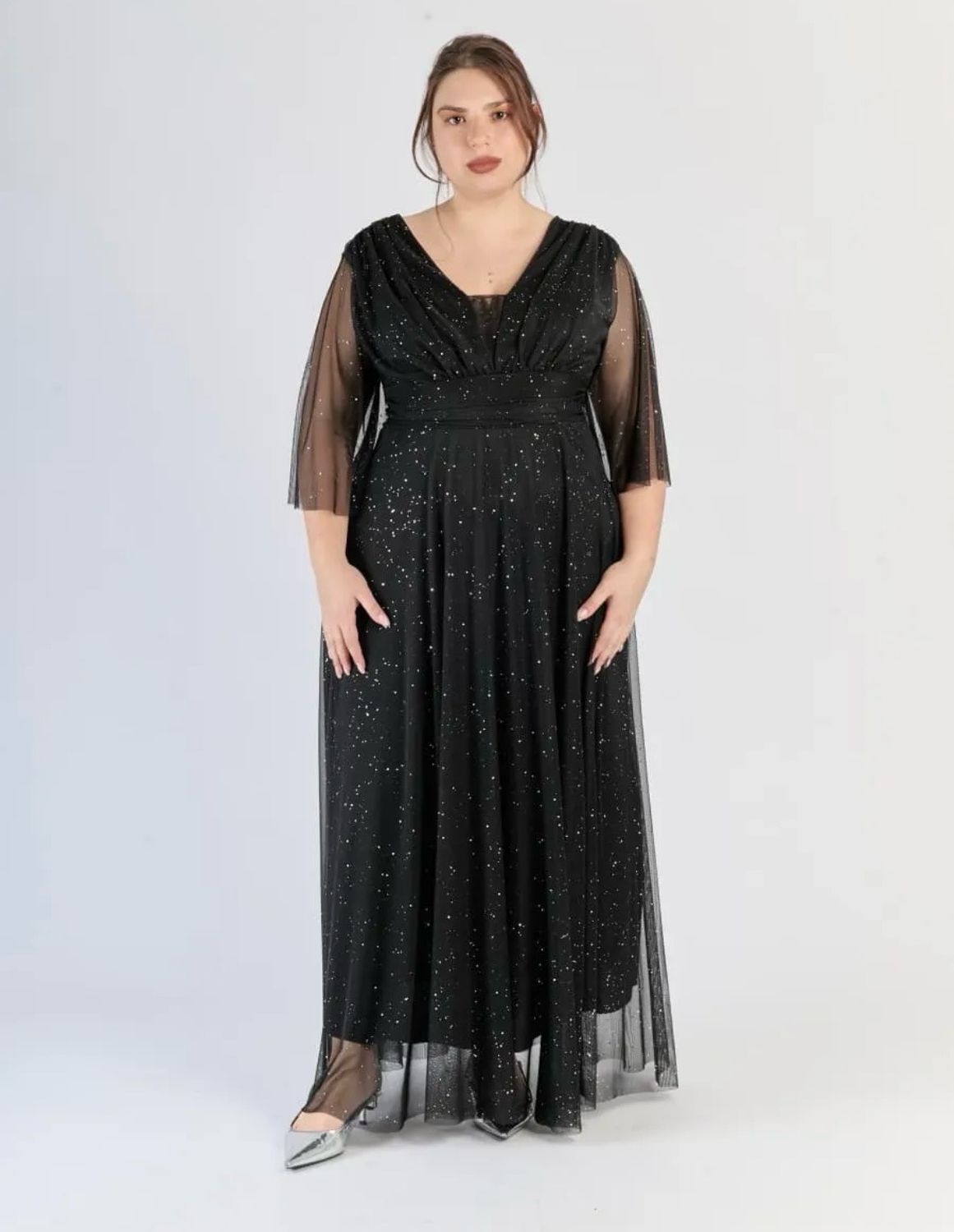 Collezione cerimonia abito Curvy Trilly nero