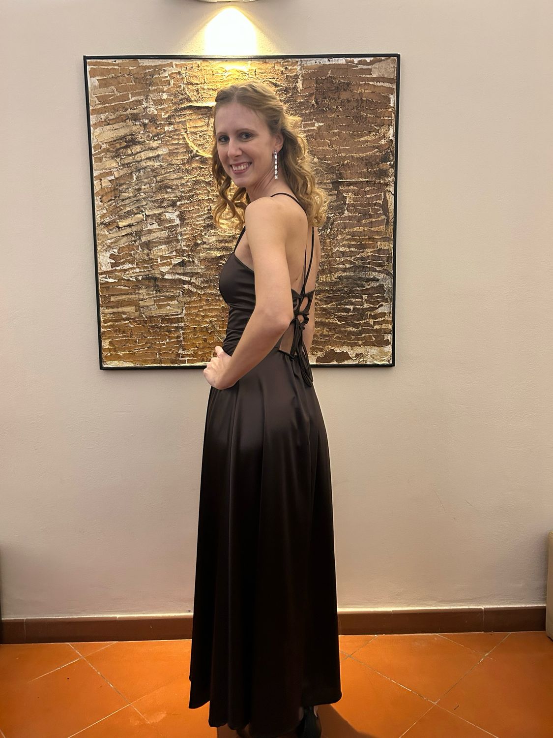 Collezione unica abito Ines marrone