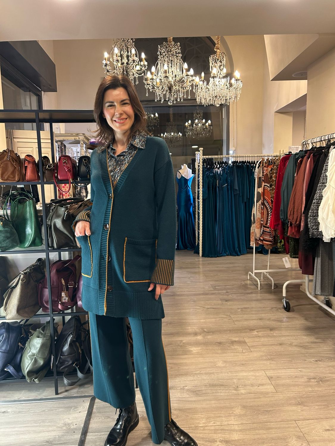 Surkana pantalone profilo petrolio