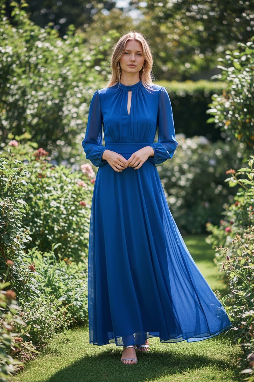 Collezione unica abito Luna bluette