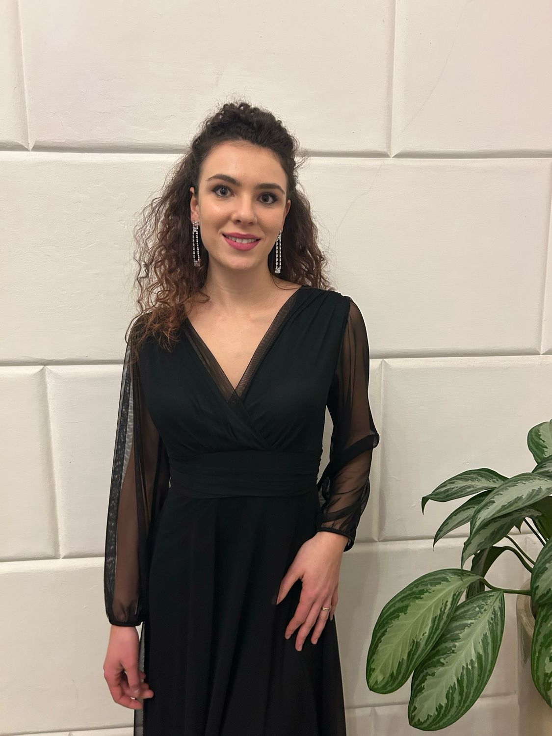 Collezione unica abito Iris nero