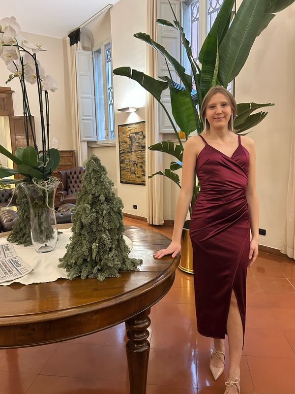 Collezione unica abito Kate vino