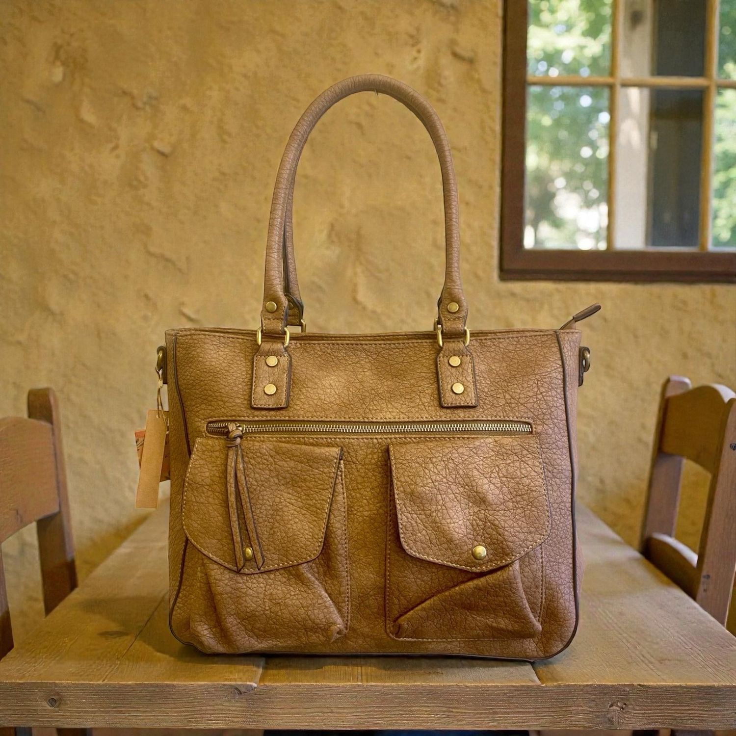 outlet Collezione accessori borsa nocciola MD-2521