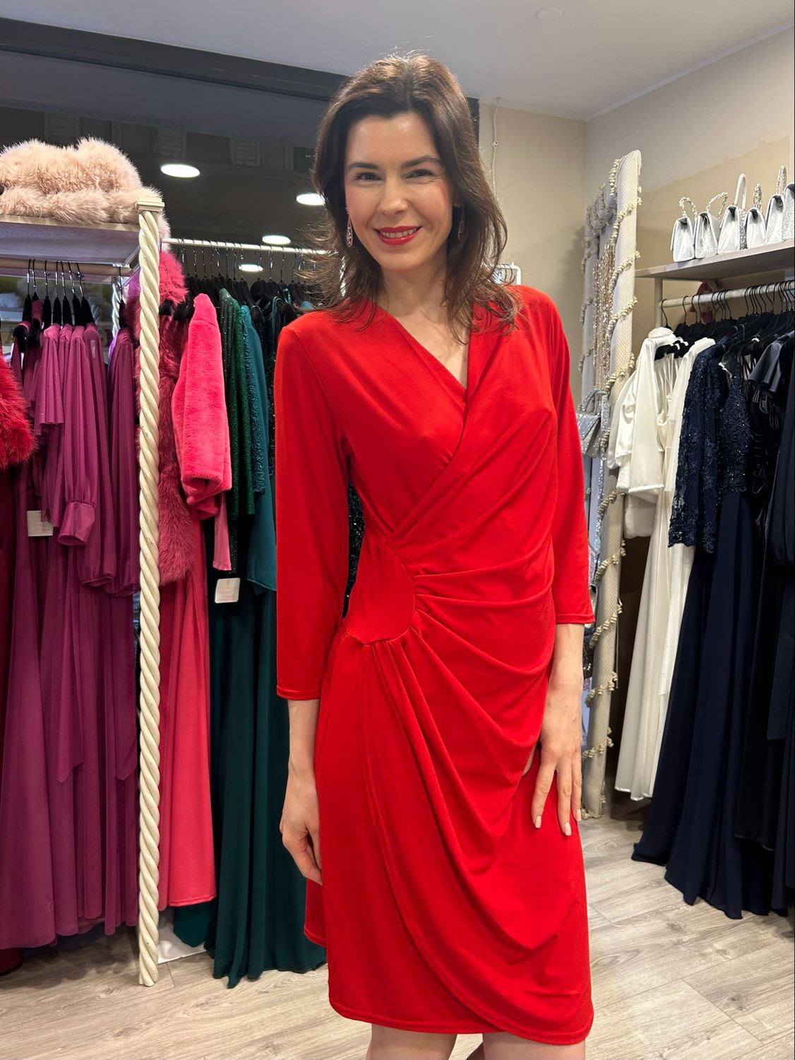 Collezione unica abito rosso