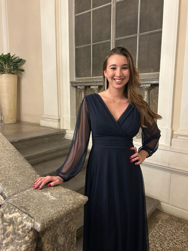 Collezione unica abito Iris blu