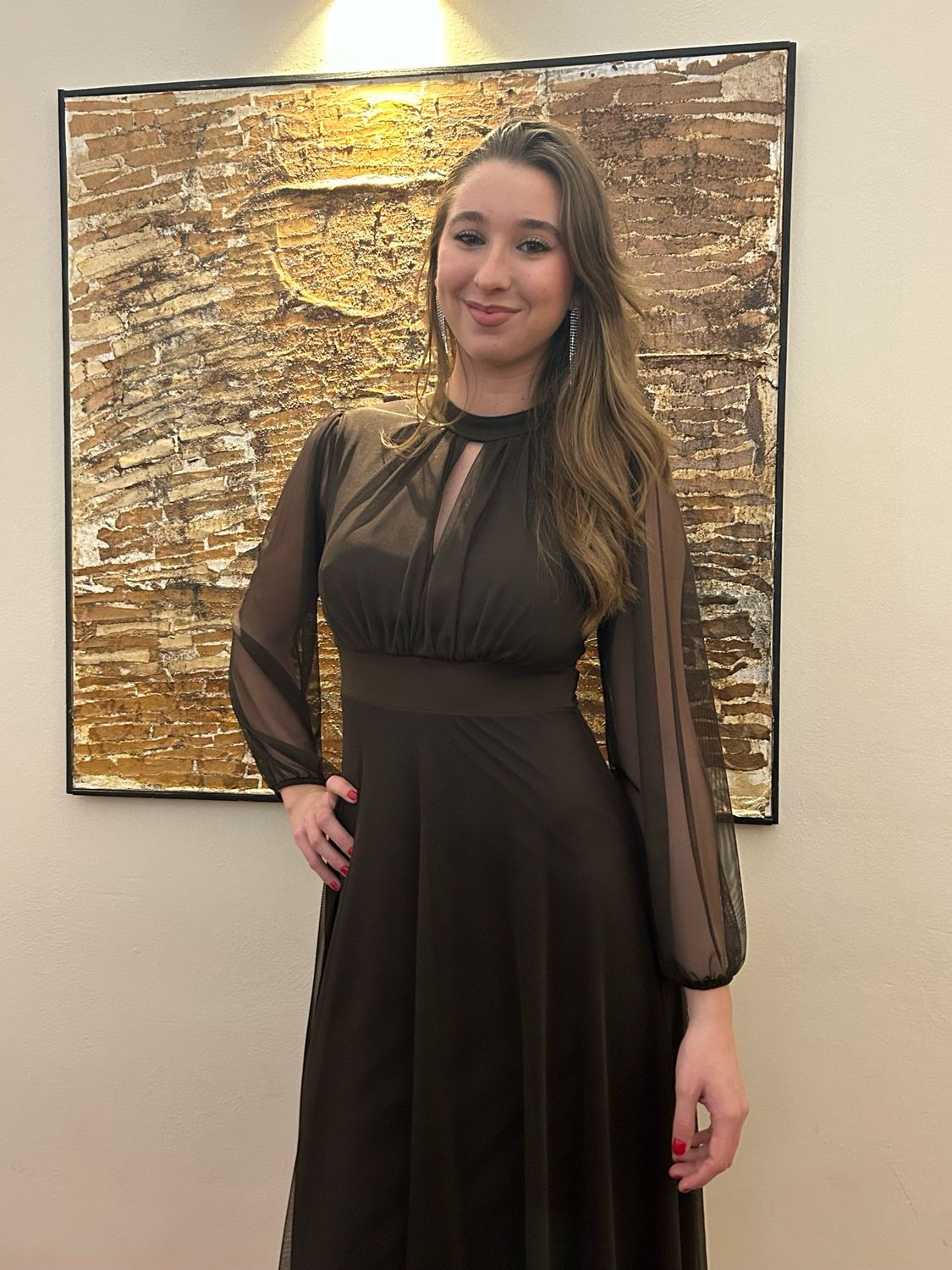 Collezione unica abito Luna marrone