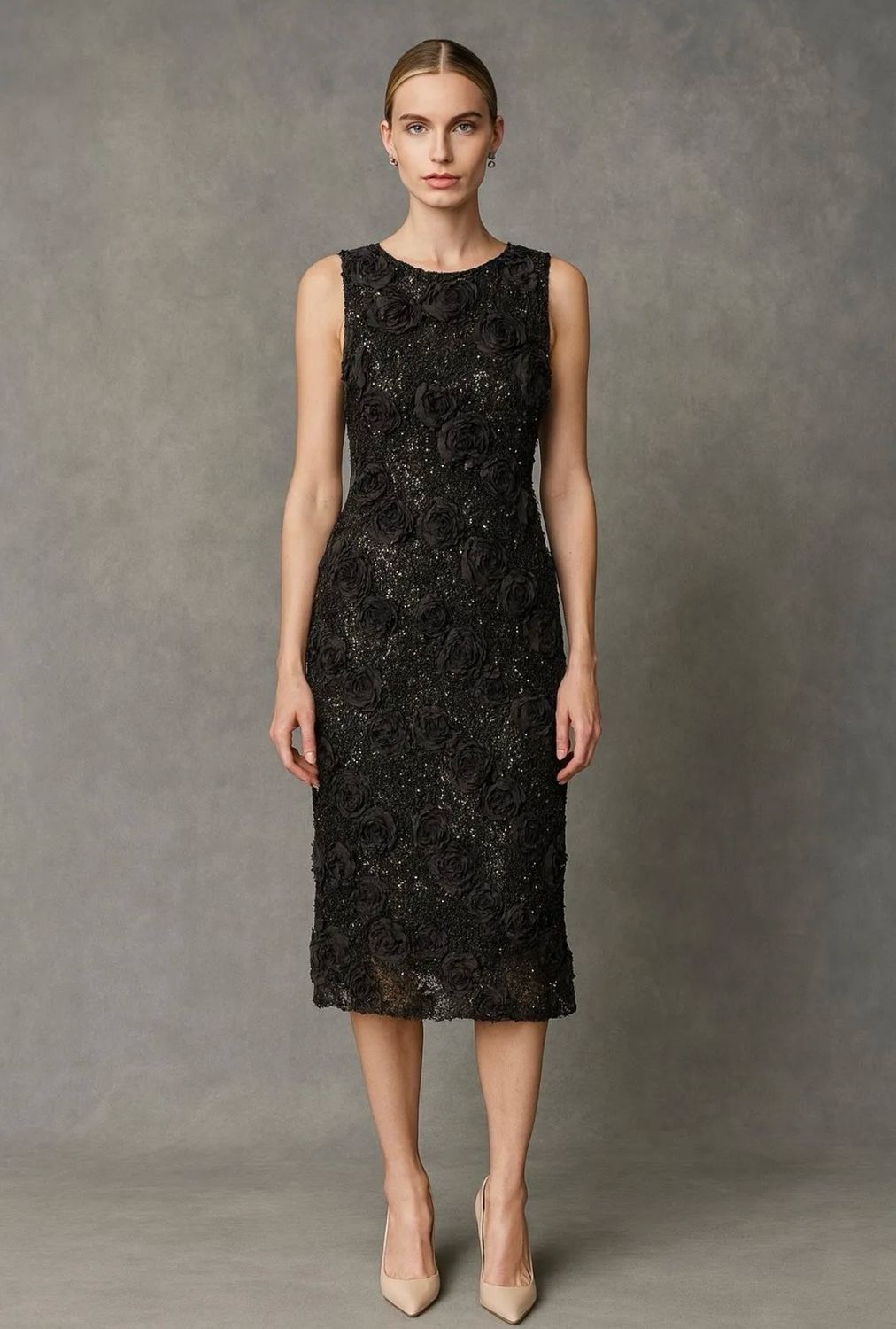 Collezione cerimonia abito paillettes rose