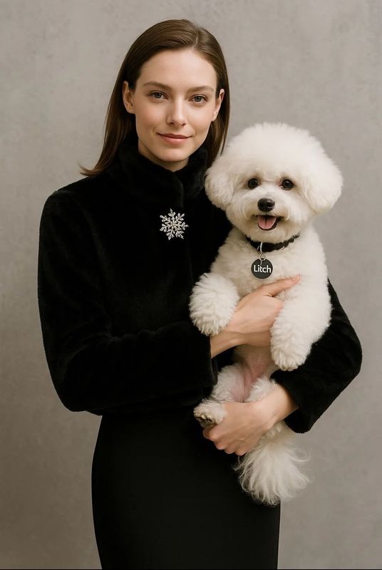 Collezione look per le feste coprispalle ecco pelliccia nero