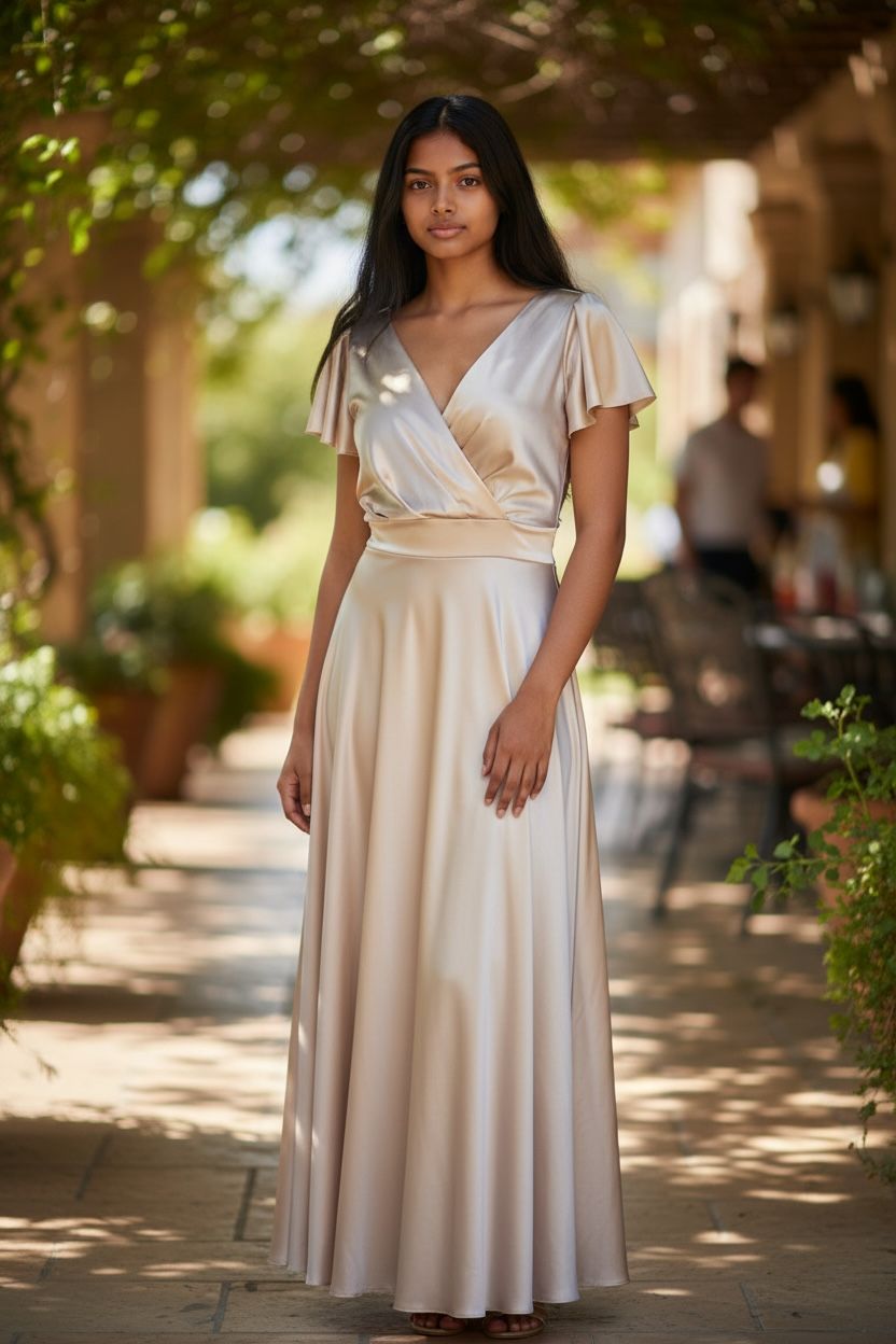 Collezione Unica abito Diana champagne