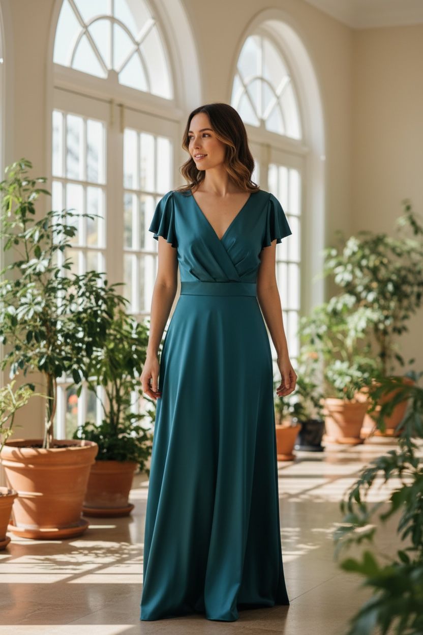 Collezione Unica abito Diana verde bosco