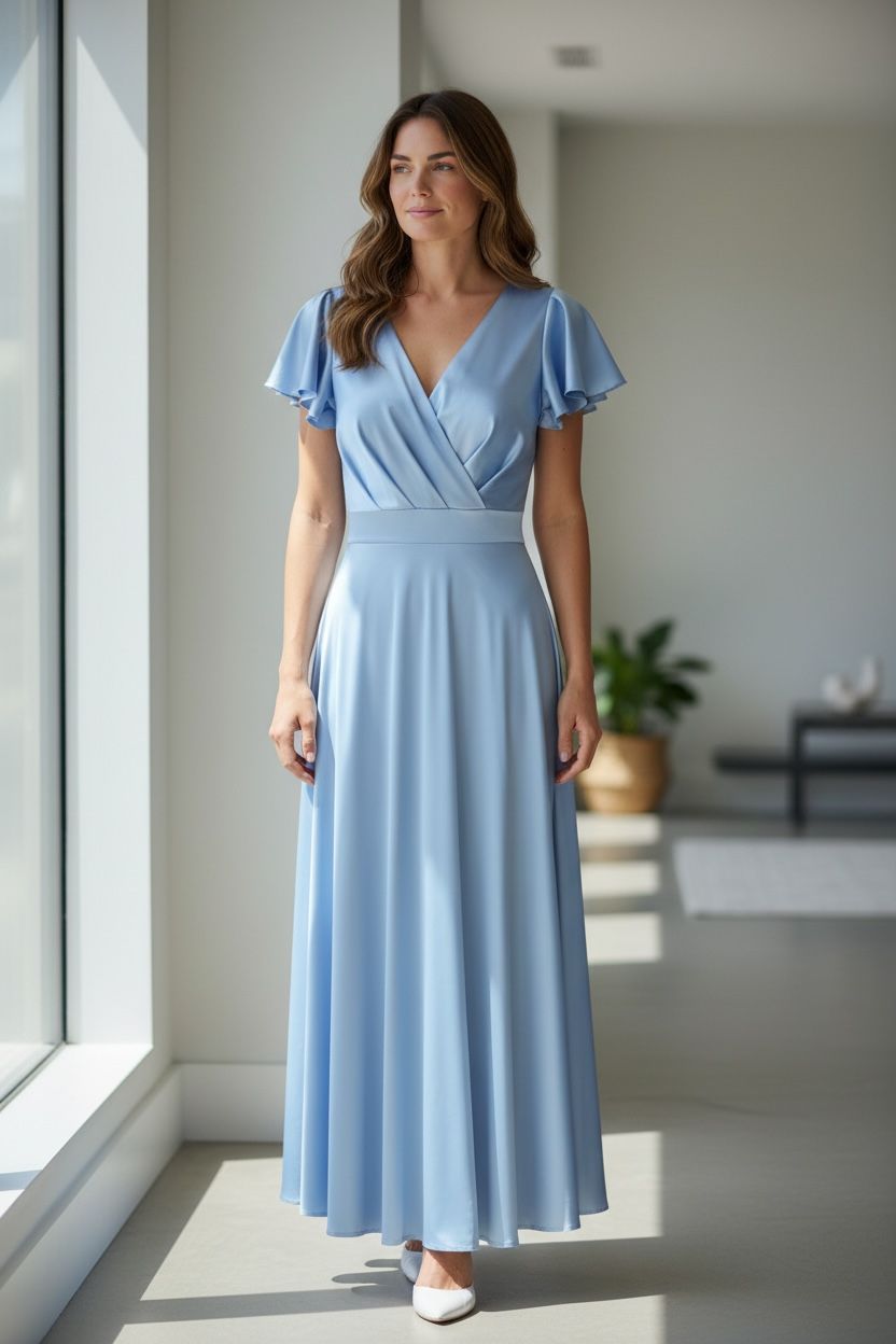 Collezione Unica abito Diana azzurro