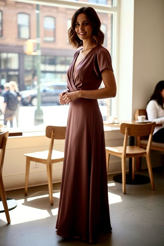 Collezione Unica abito Diana marrone