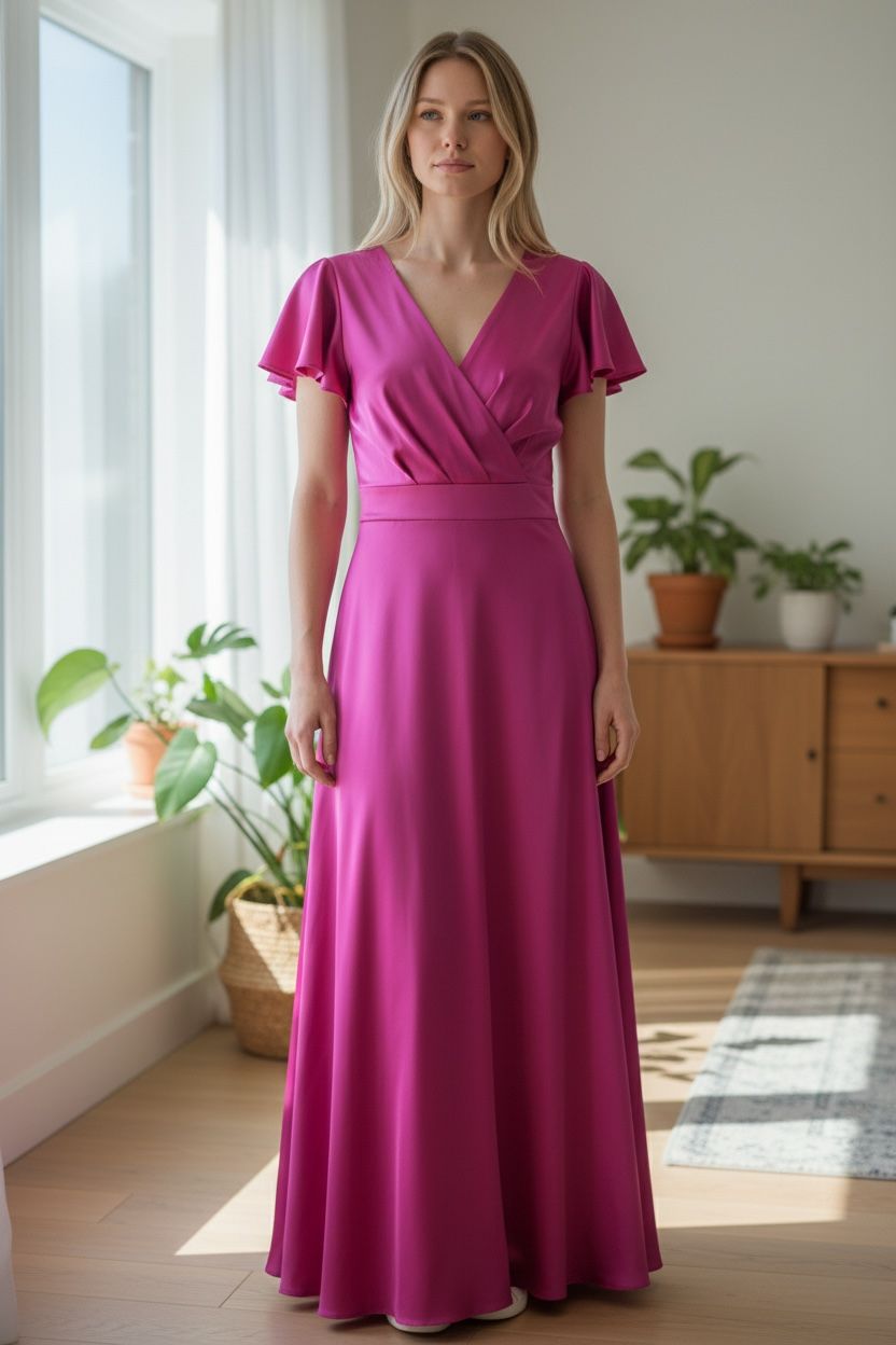 Collezione Unica abito Diana magenta