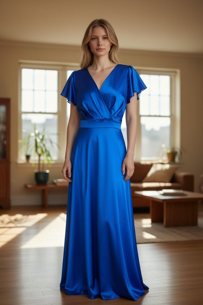 Collezione Unica abito Diana bluette