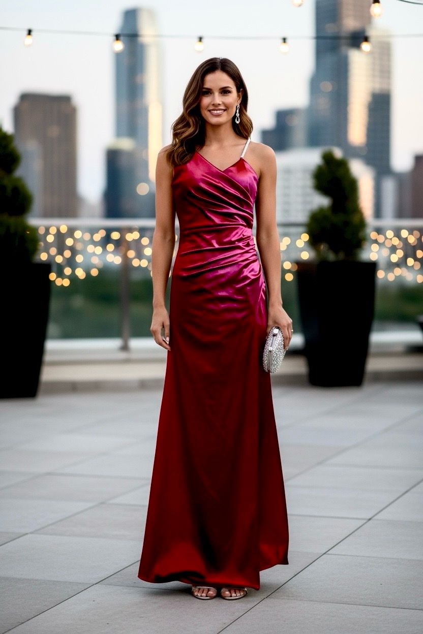 Collezione Unica abito Sara vino