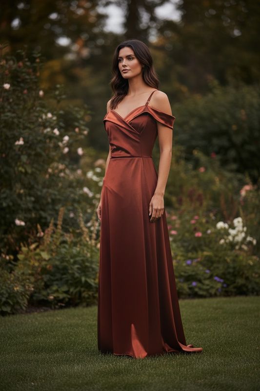 Collezione Unica abito Callas ruggine