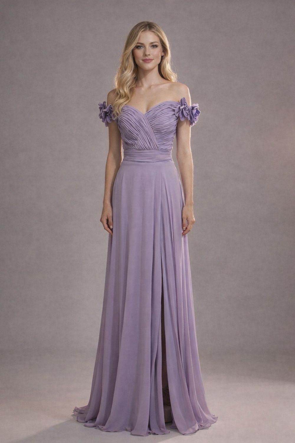 Collezione cerimonia abito rose glicine