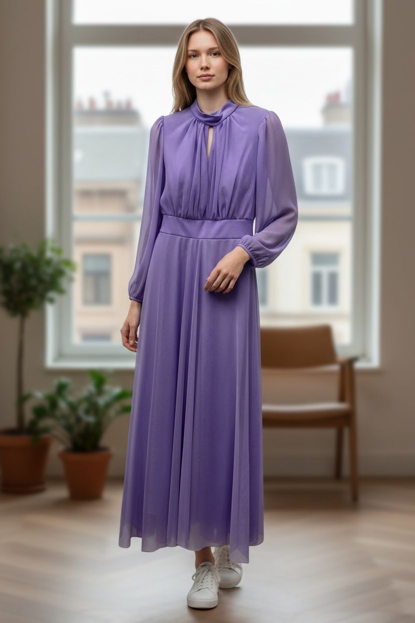 Collezione unica abito Luna glicine