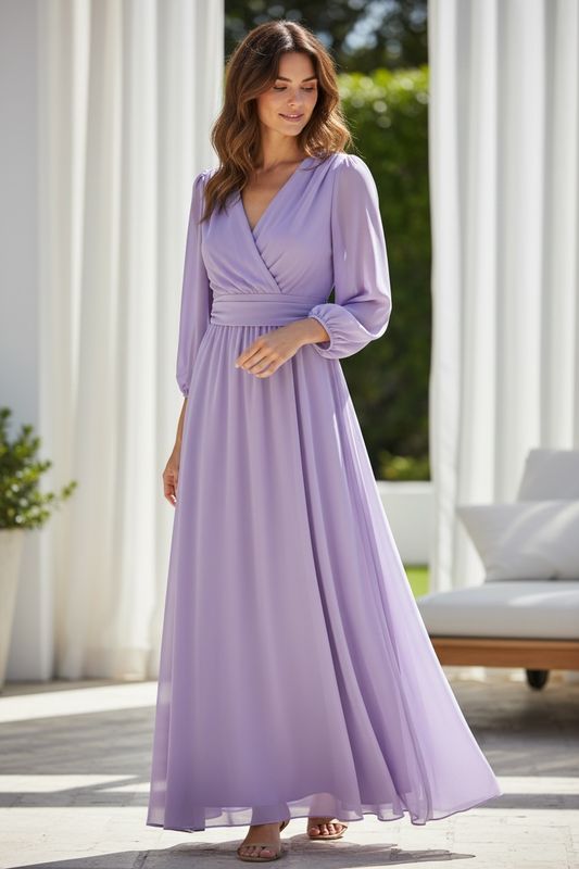 Collezione Unica abito Iris glicine