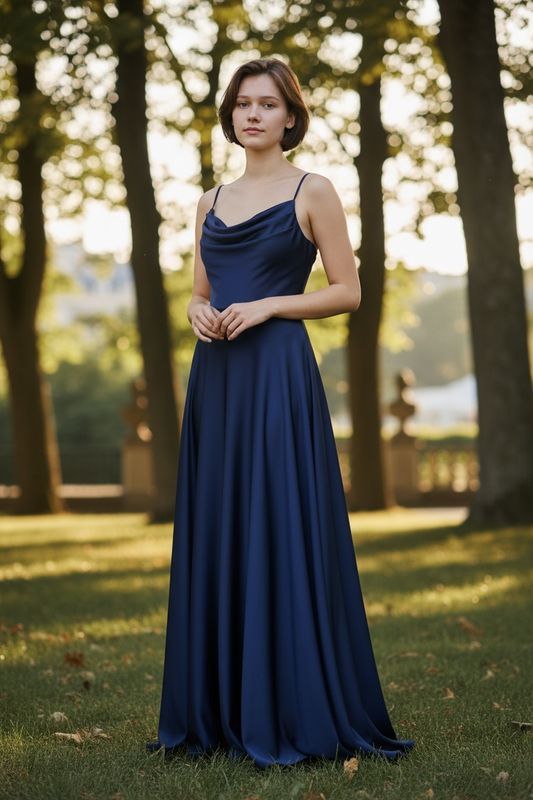 Collezione unica abito Chiara blu