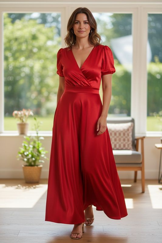 Collezione unica abito Diana rosso