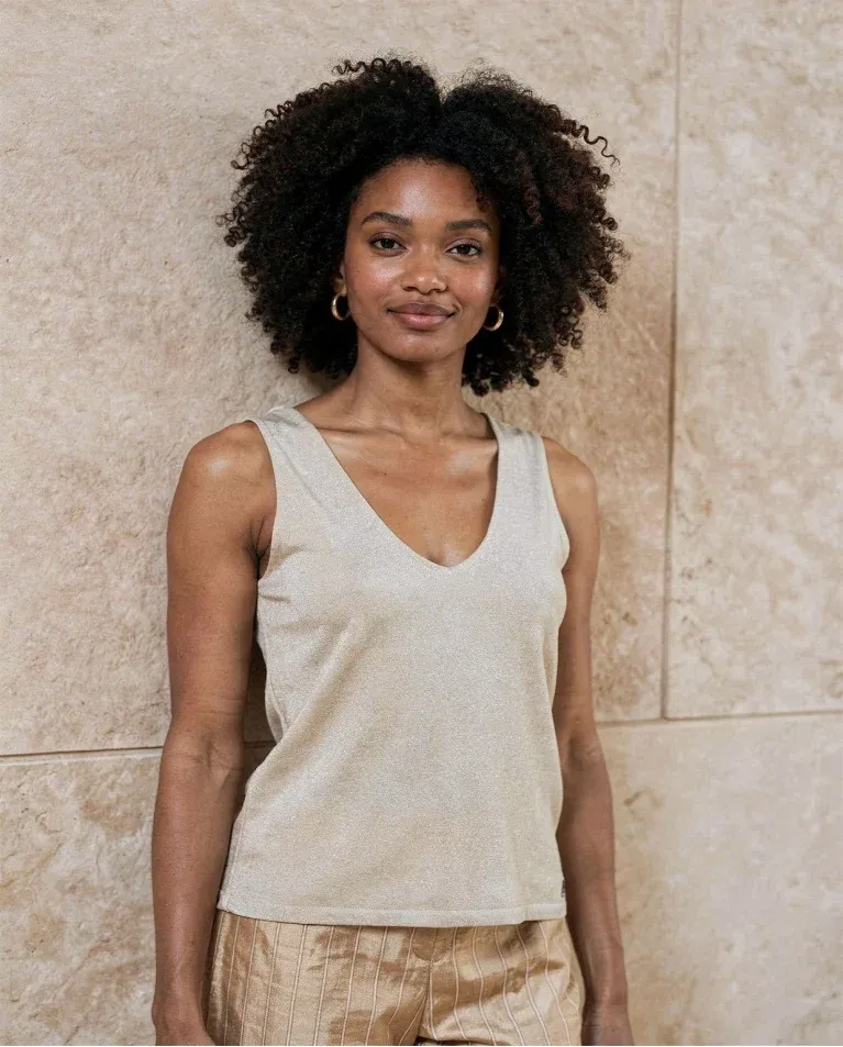 Surkana top laminato oro