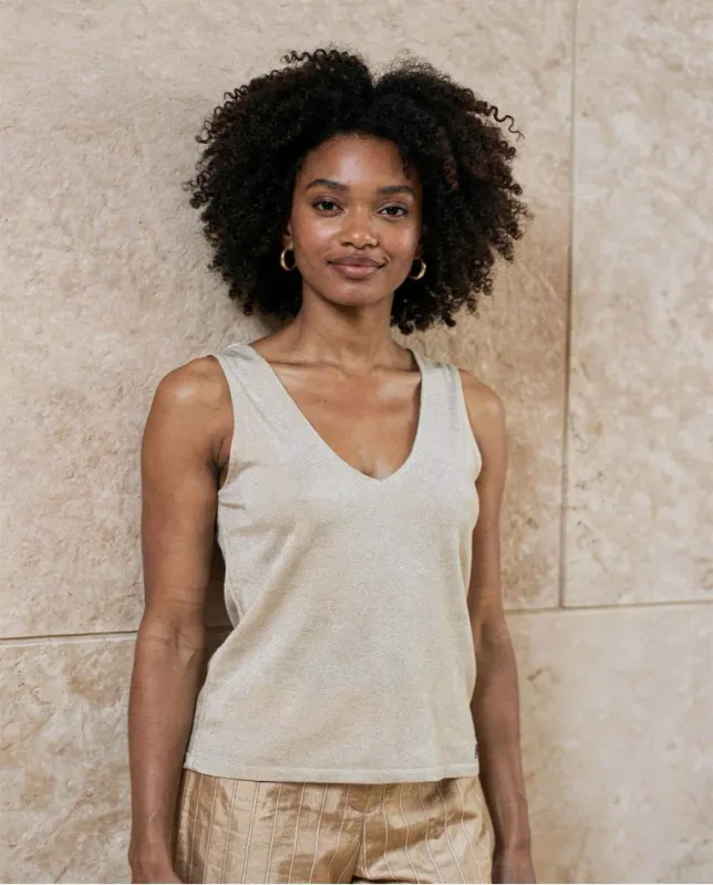 Surkana top laminato oro