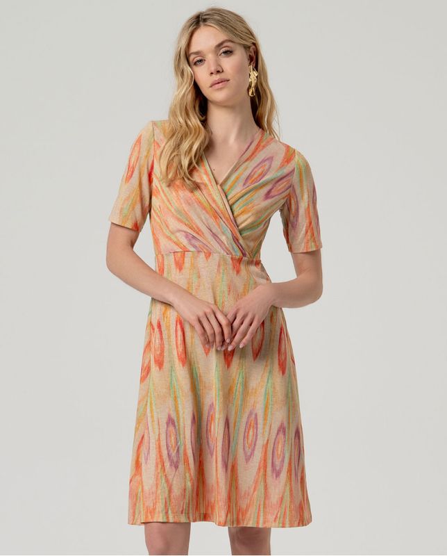 Surkana abito stampato midi D