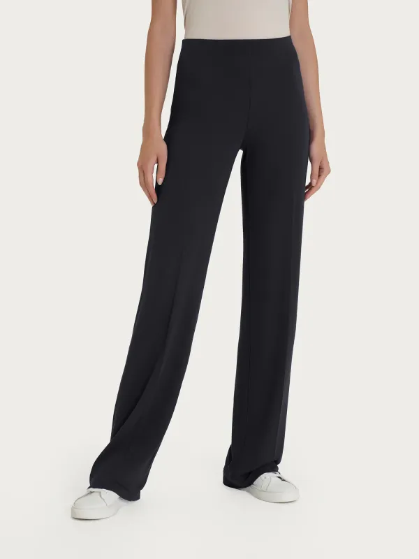 Ragno pantalone nero fluido