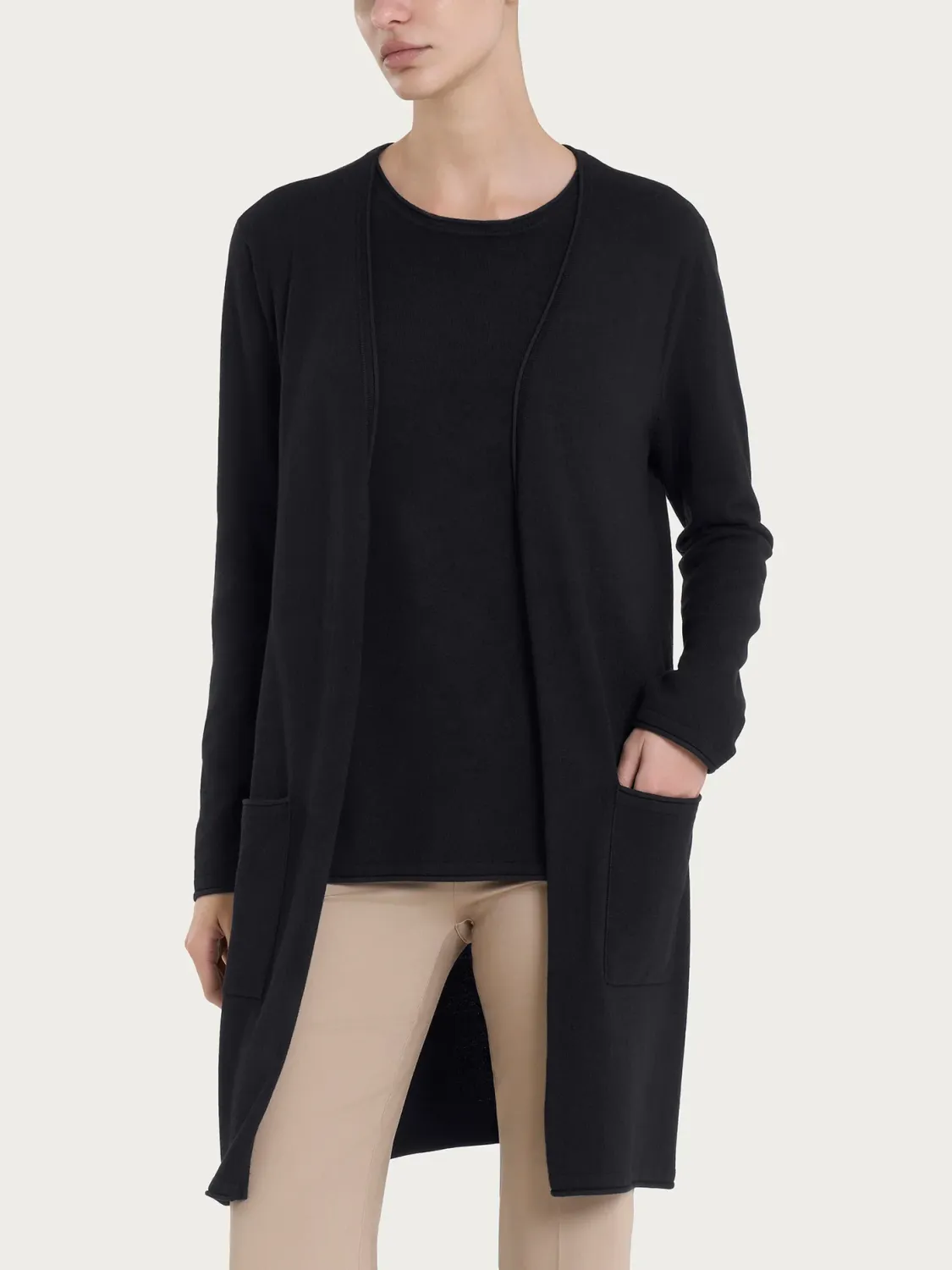 Ragno cardigan nero