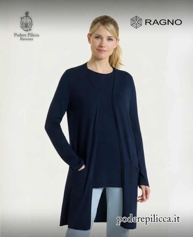 Outlet Ragno cardigan blu
