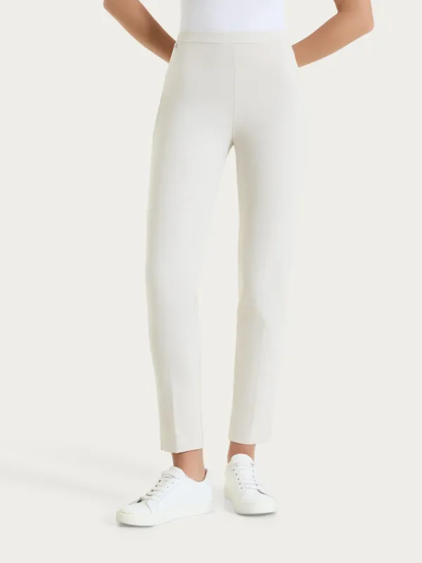 Ragno pantalone spacchetto panna