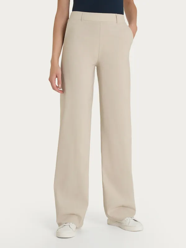 Ragno pantalone ampio panna fresh