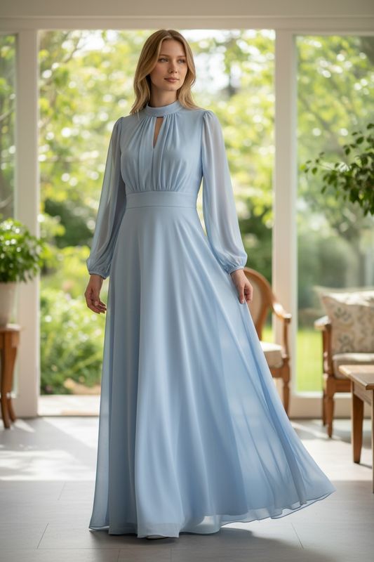 Collezione unica abito Luna azzurro