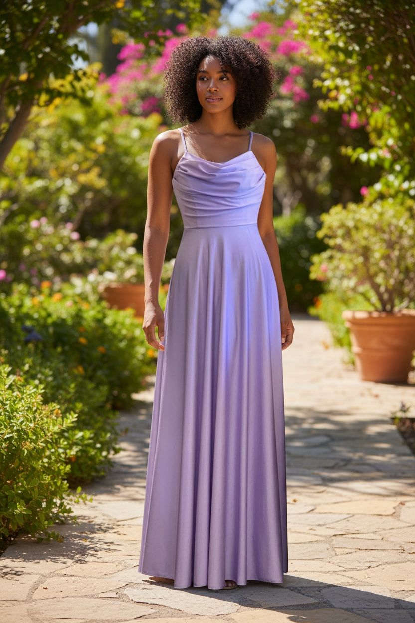 Collezione unica abito Chiara glicine