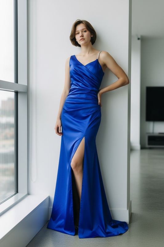 Collezione unica abito Sara bluette