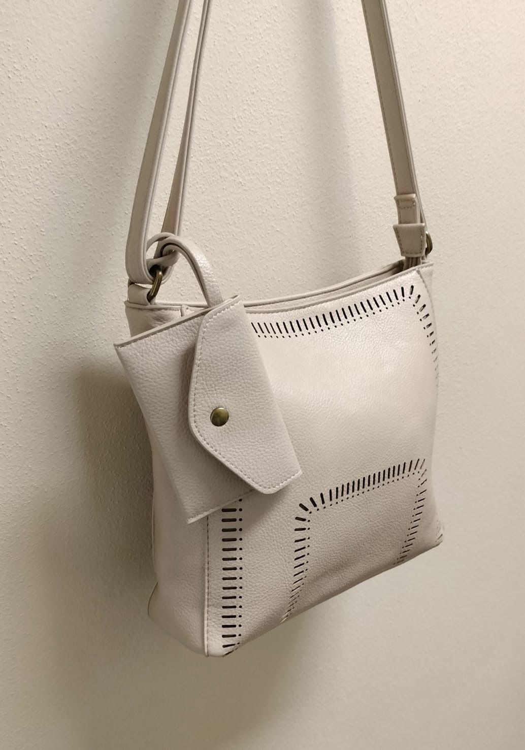 Collezione accessori borsa beige chiaro 19693