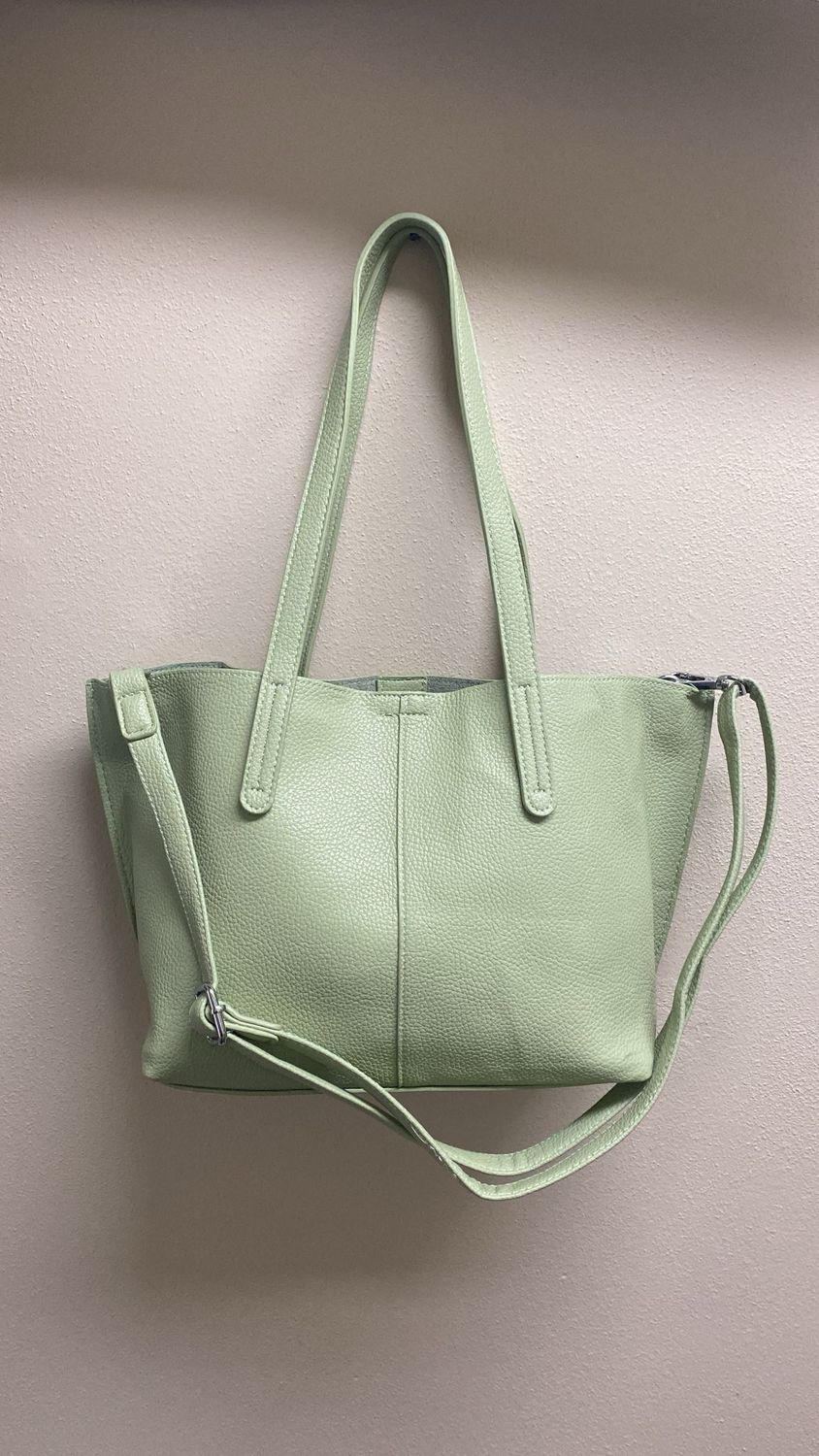 Collezione accessori borsa verde salvia 6671