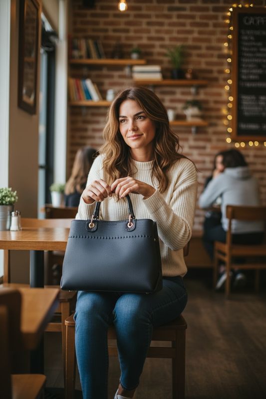 Collezione accessori borsa nera A712