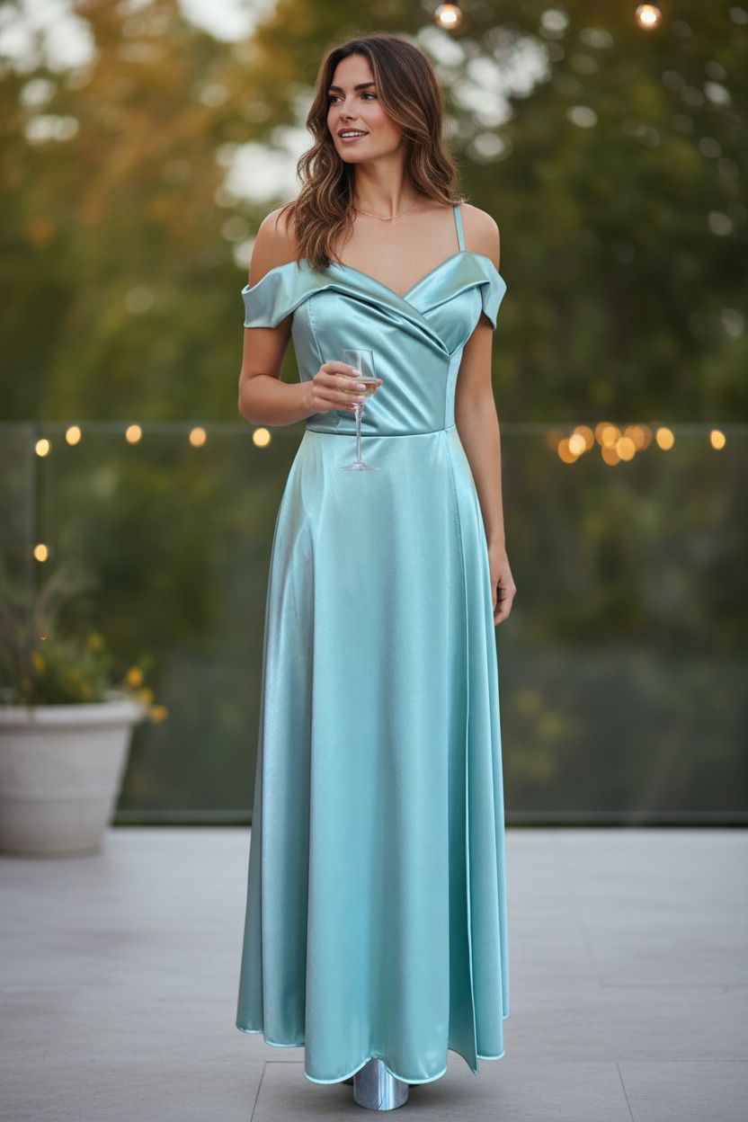 Collezione unica abito Callas verde salvia