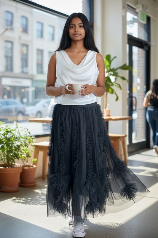 Gonna tulle nera