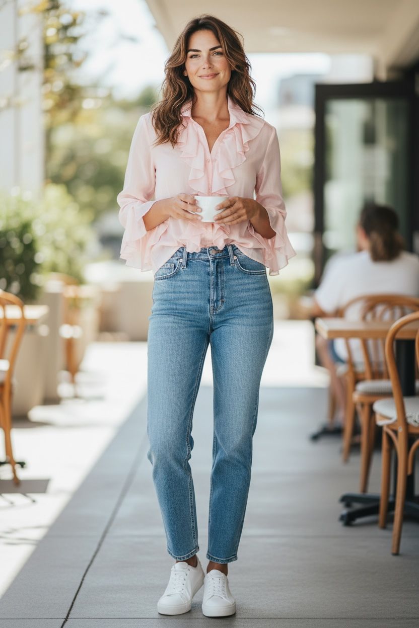 Camicia rouges rosa